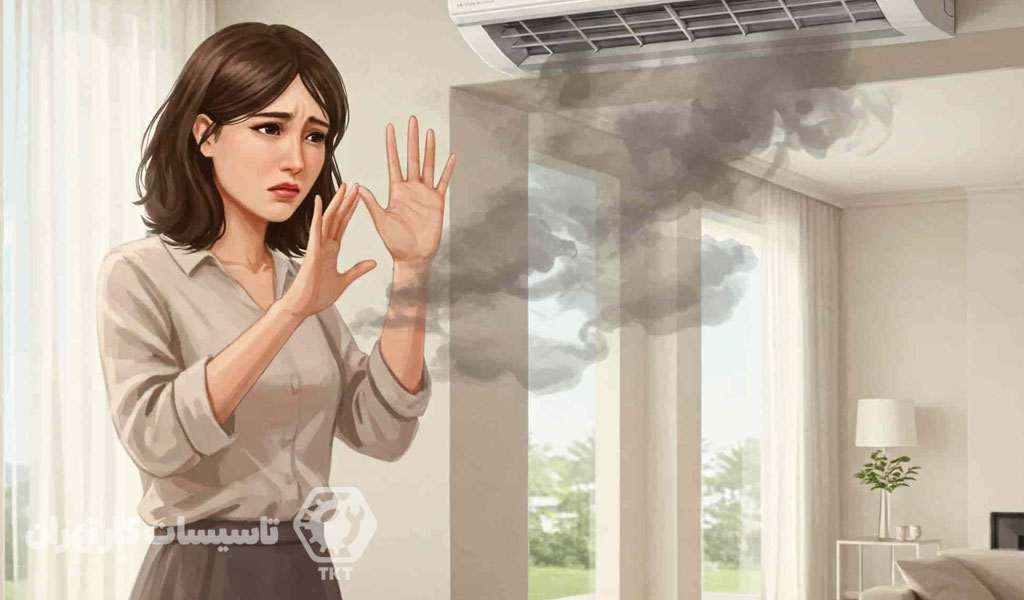 خروج بوی بد از کولر گازی ال جی