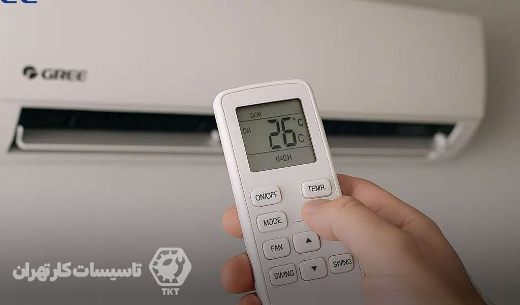 روشن نشدن نمایشگر کولر گازی گری