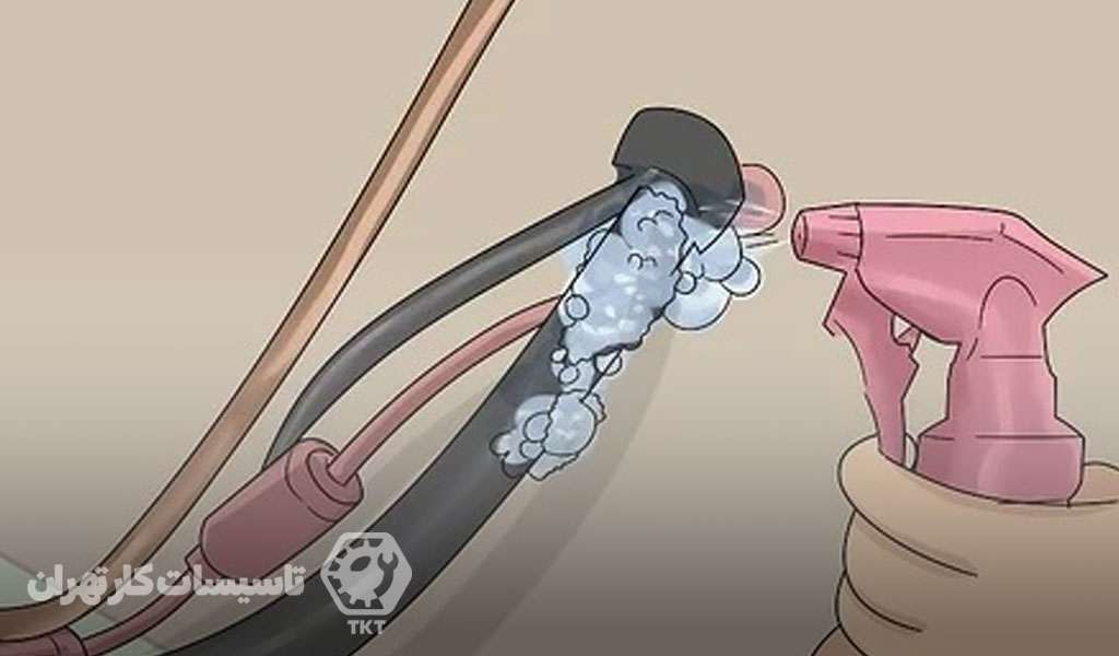 نشت آب یا آب دادن کولر گازی گری
